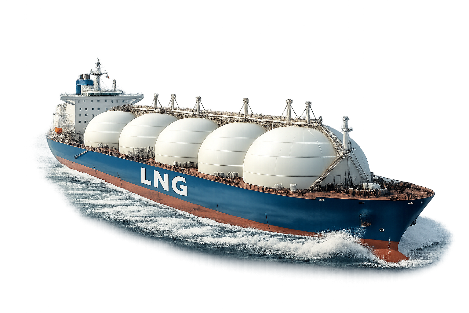 LNG Tanker at Sea